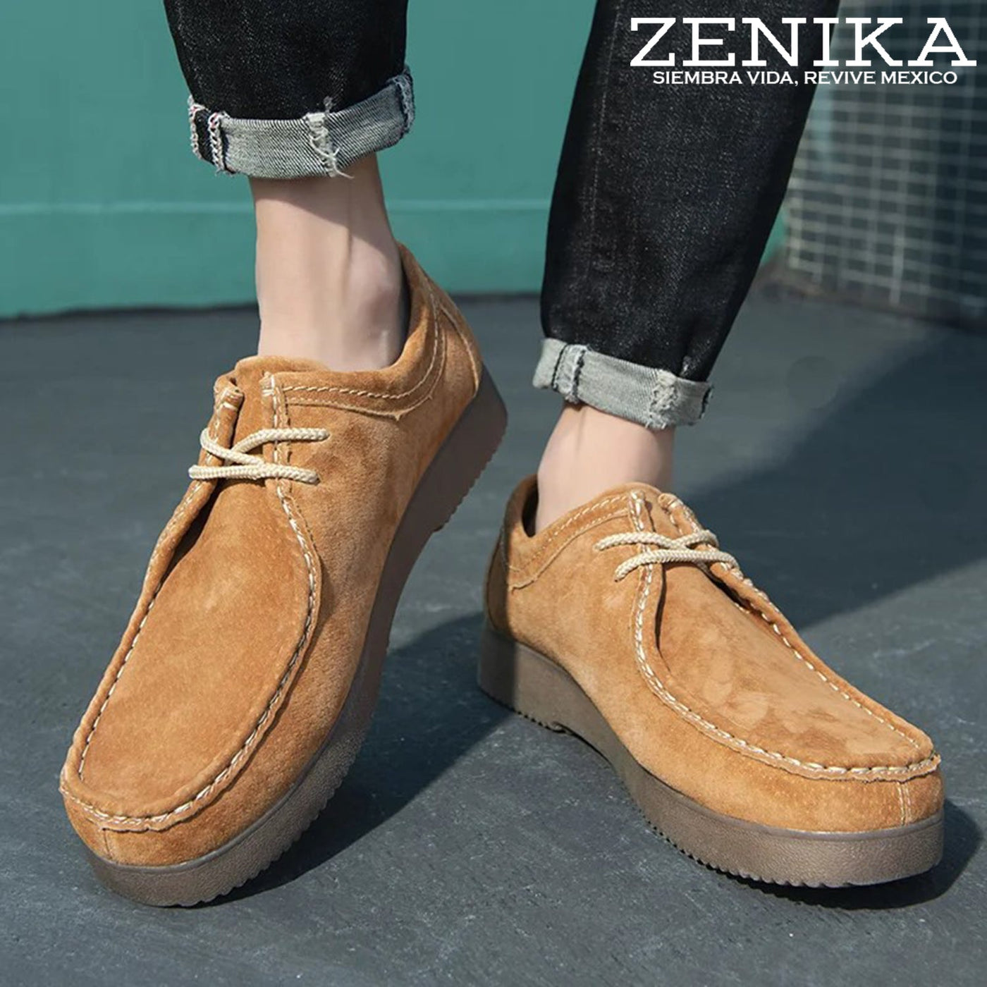 ZAPATOS DE CUERO CHARRO ™ | COLECCION ZENIKA